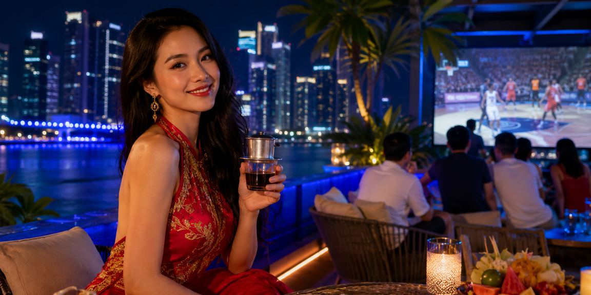 Người dùng Hà Nội theo dõi kèo bóng rổ và đặt cược lớn trên vtv10 tại quán cà phê buổi tối