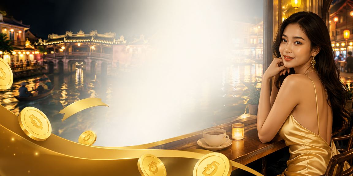 Người dùng Hội An kiểm tra bonus VIP trên điện thoại bên tách cà phê buổi sáng